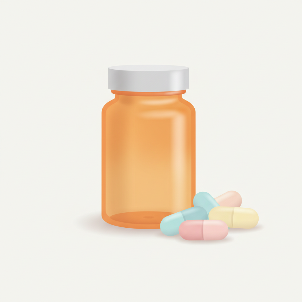 フィナステリドの錠剤がAGA治療のメカニズムを説明する図解で、効果を解説