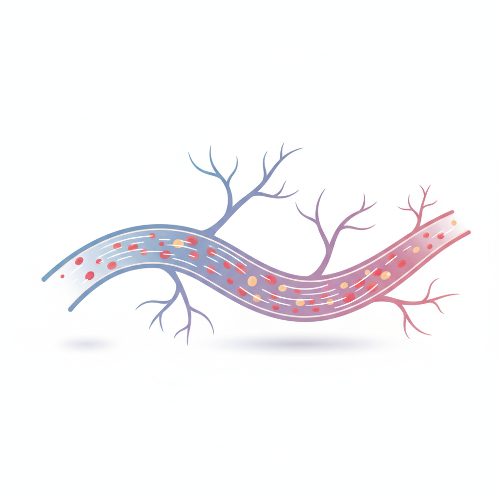 顔に広がる複数の小さな茶色い斑点。そばかすの典型的な特徴を示す肌の状態。