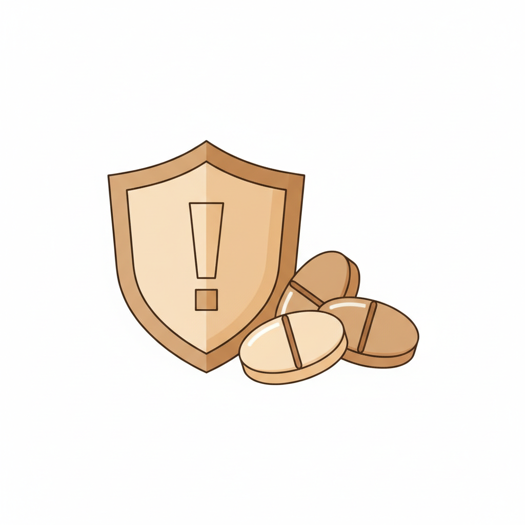 五苓散の服用方法を示すパッケージと水、適切な用量を守る重要性