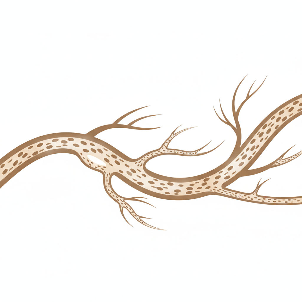 排膿散及湯の生薬構成と効能を示す図解、化膿性皮膚疾患や扁桃炎に効果