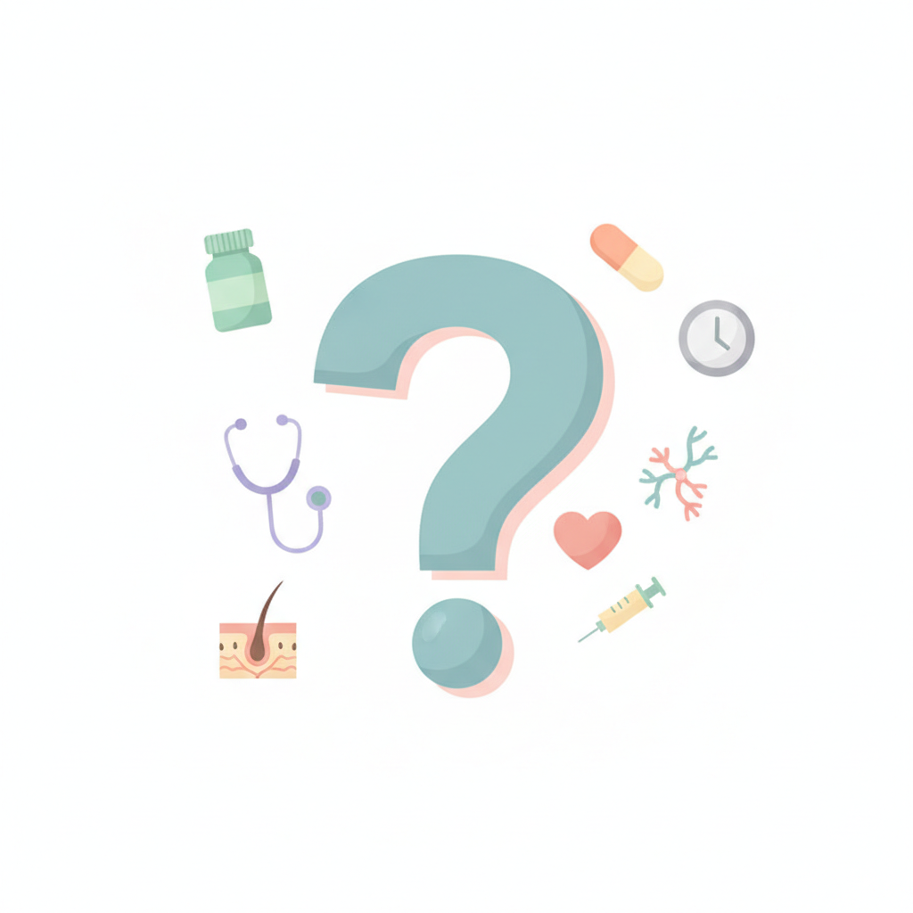 健康と医療に関する患者の疑問に医師が答える対話の様子