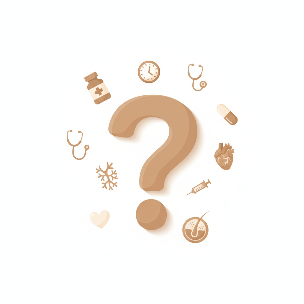 補中益気湯について患者の疑問に答える医師の対話風景