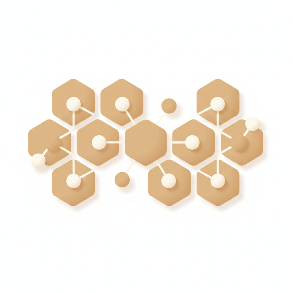 顔の輪郭に沿って発生する赤い炎症性ニキビとホルモンバランスの関連性を示す図