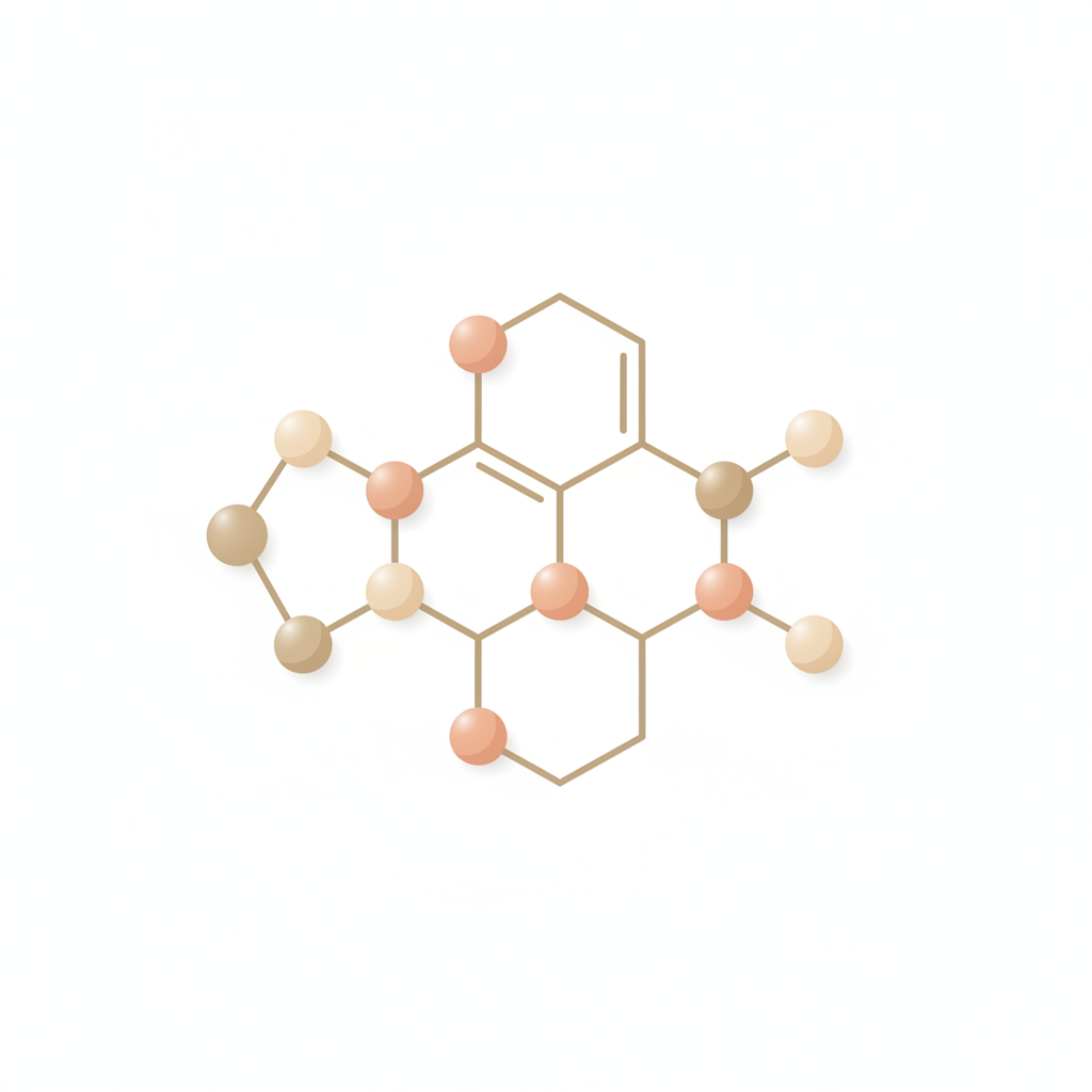 ニキビ治療におけるホルモンバランス調整の概念図と関連薬剤