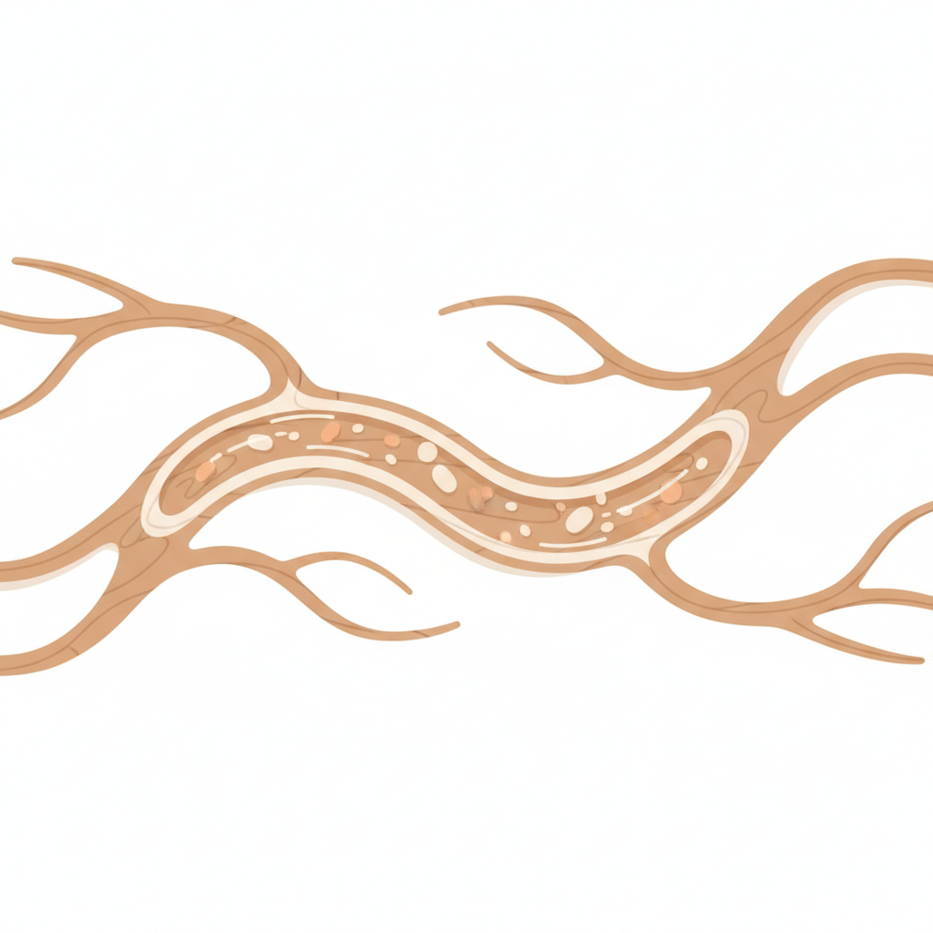 ヒュミラがTNFαに結合し炎症を抑える作用機序の概念図