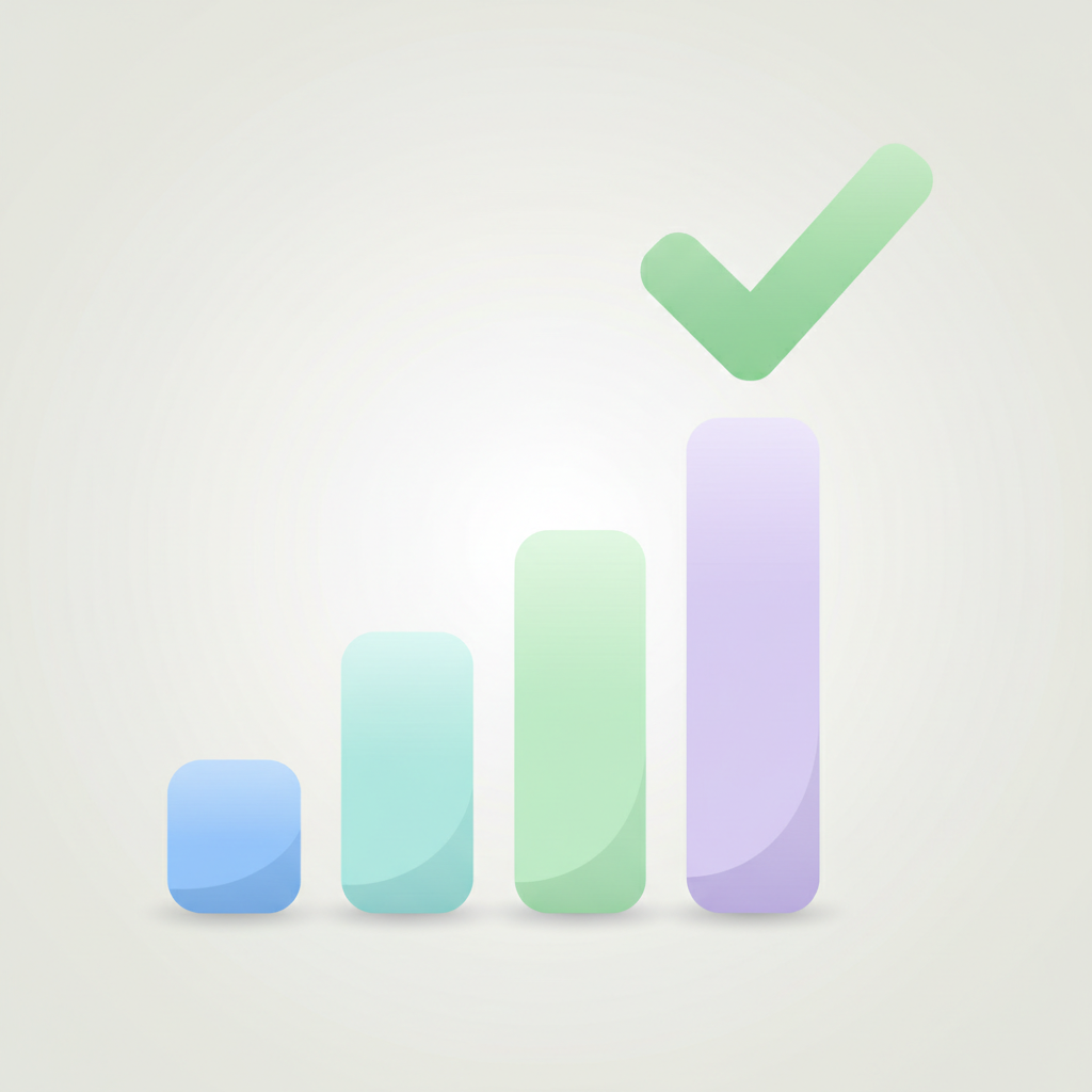 ヒアルロン酸注入によるほうれい線改善効果が時間とともに徐々に薄れる曲線