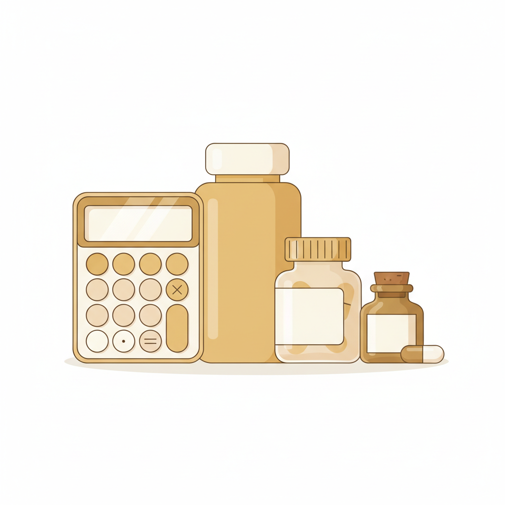 池袋駅周辺の地図上に皮膚科の場所を示すピンと料金表の比較