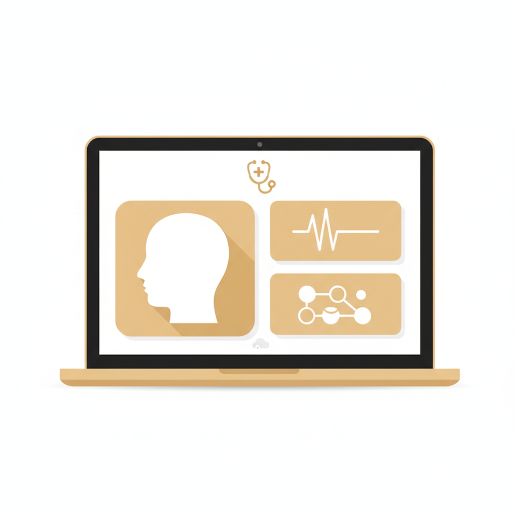 池袋でオンライン診療皮膚科を選ぶ利点、自宅で専門医の診察を受ける様子