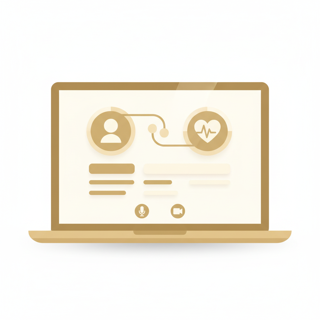 対面診療とオンライン診療のメリットデメリットを比較する図