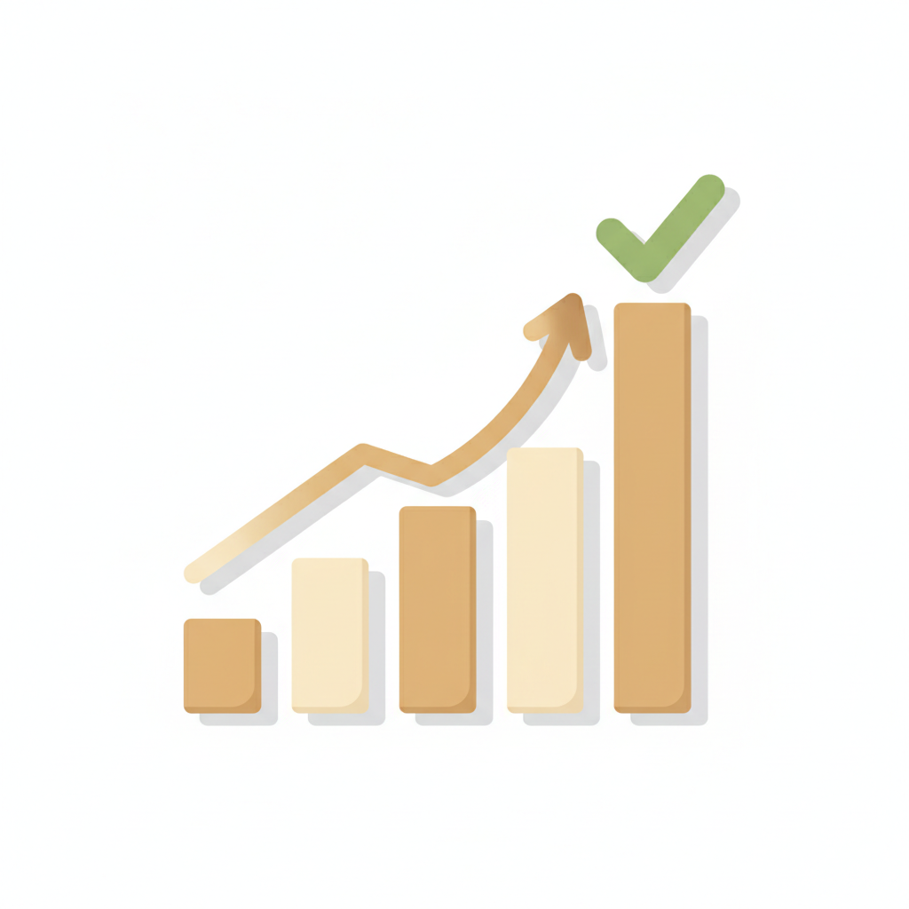 インモードVリフト施術後の肌の引き締め効果と、その持続期間を示すグラフ