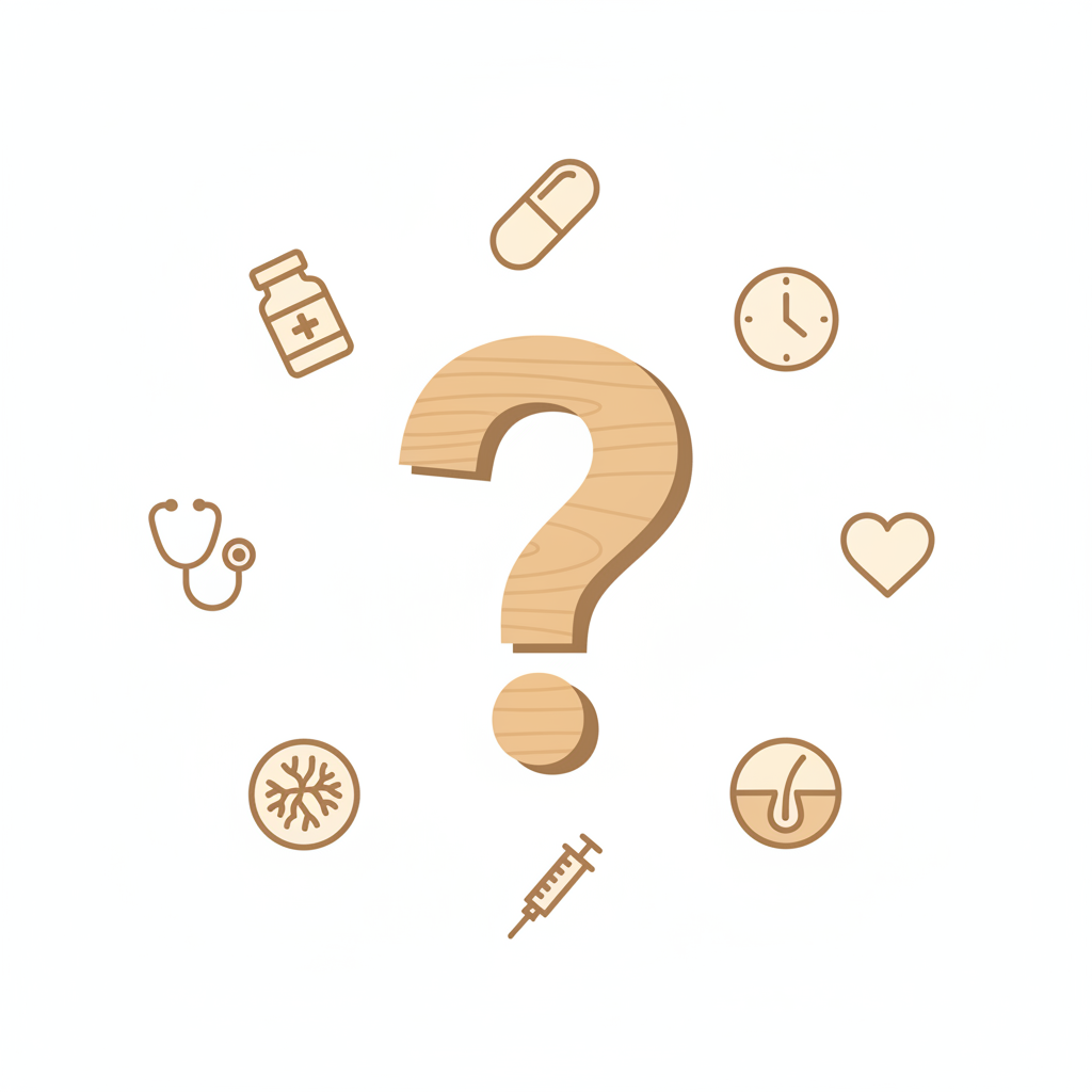 十全大補湯について質問する患者と回答する薬剤師の様子