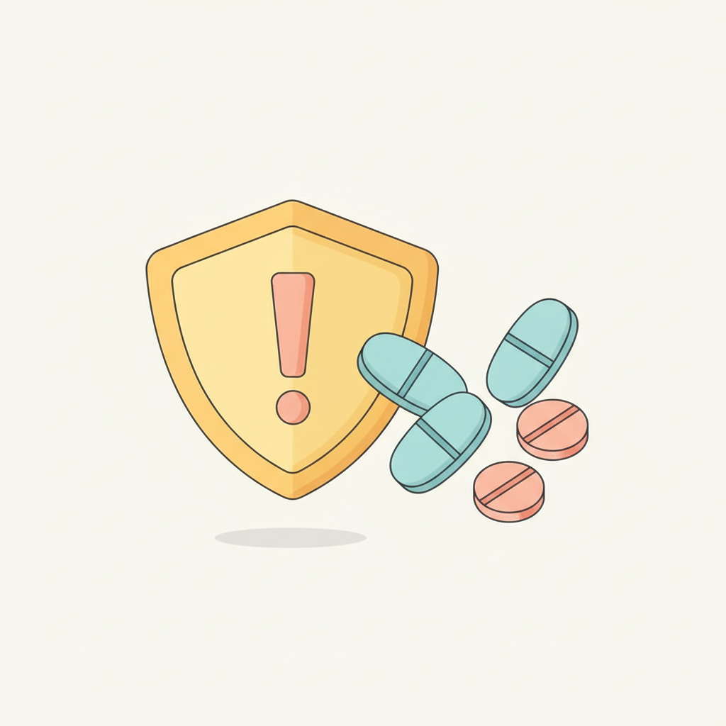 がん治療中の患者を支える手と、副作用軽減に用いられる漢方薬の原料