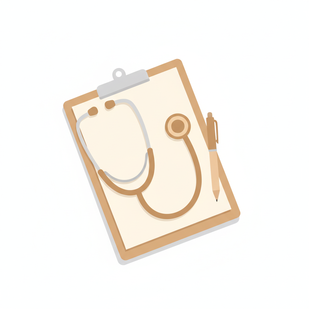 最新のニキビ研究論文を分析する医療専門家の手元