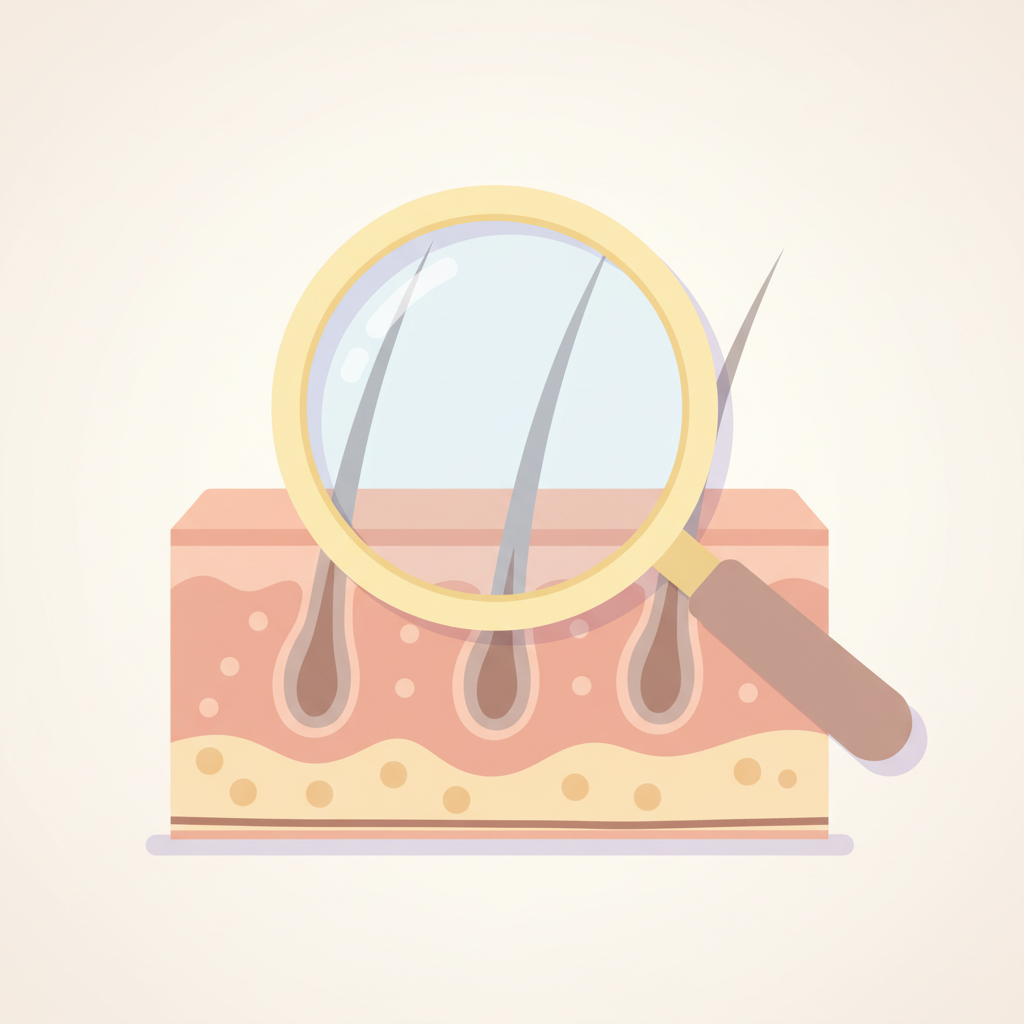 医療用レーザー脱毛器で腕のムダ毛を処理する施術風景