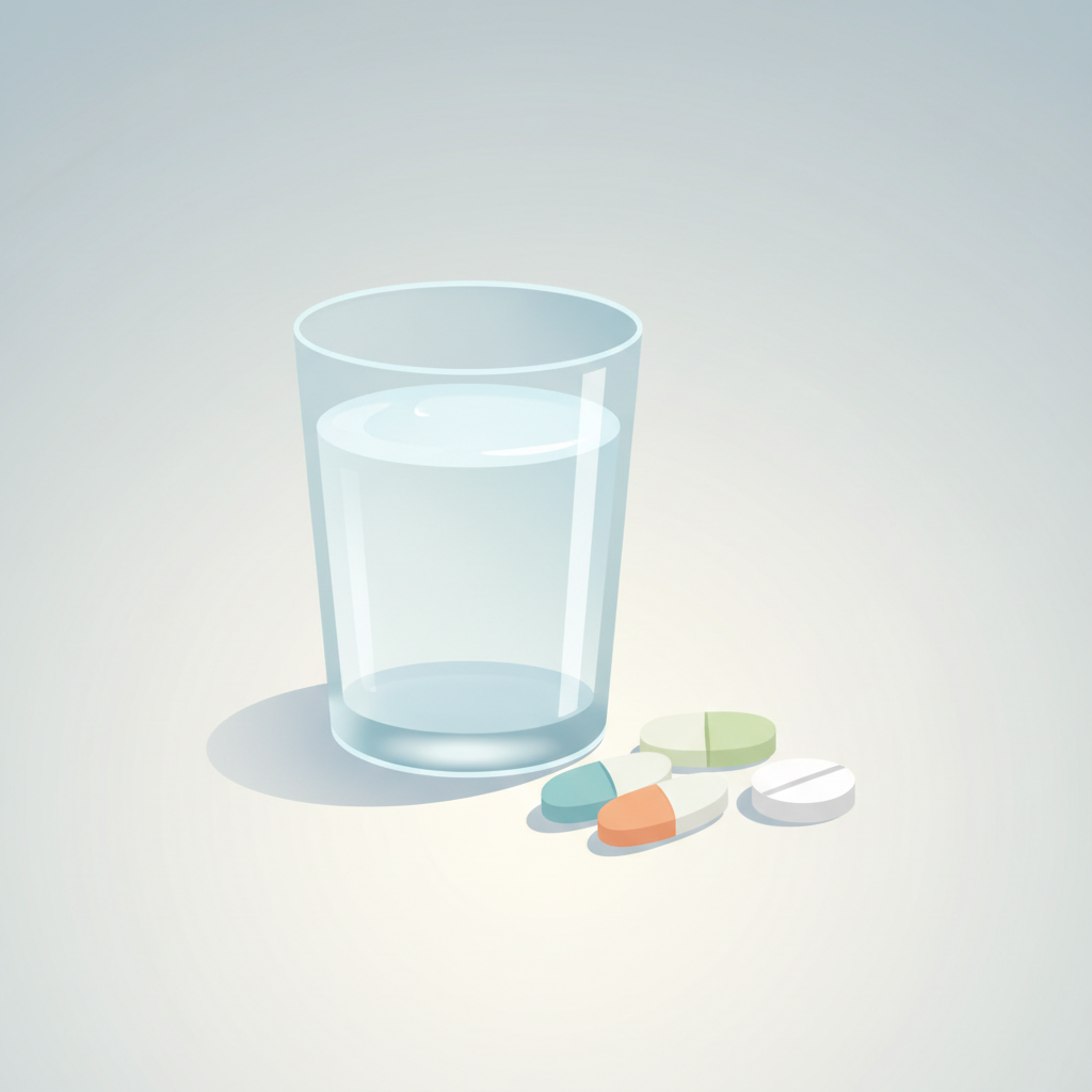 医療痩身で用いられる注射器と薬、内服薬の錠剤が並べられた様子。メディカルダイエットの選択肢。