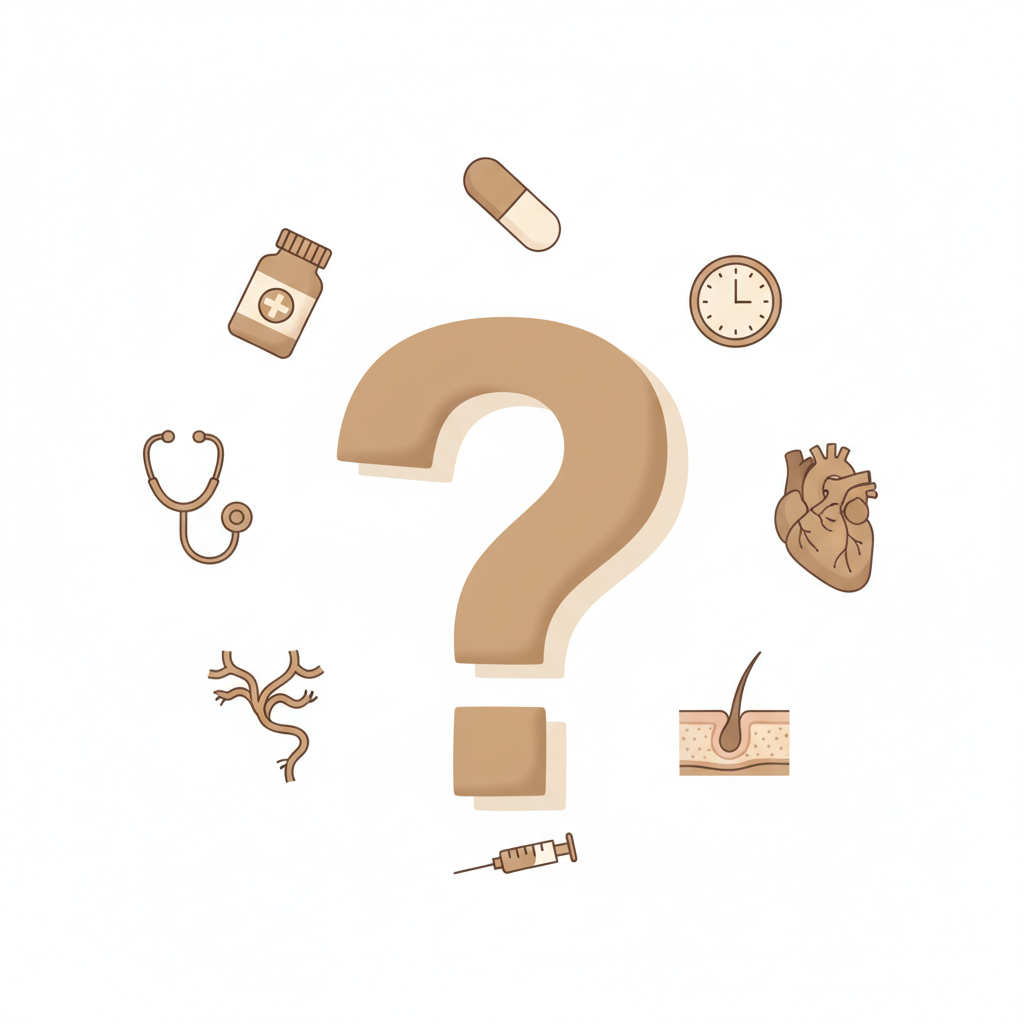 稗粒腫と汗管腫の治療に関する患者からのよくある質問と、専門医による回答