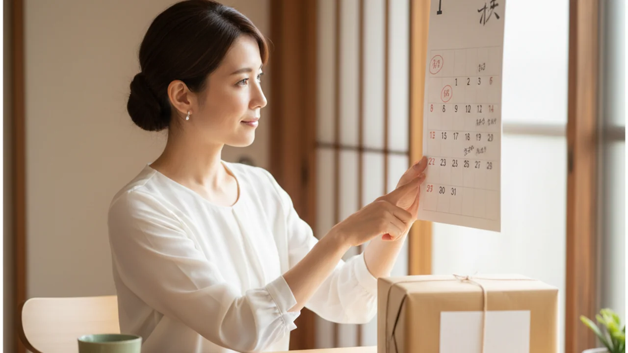 再診や受け取り予定を確認する人のイメージ