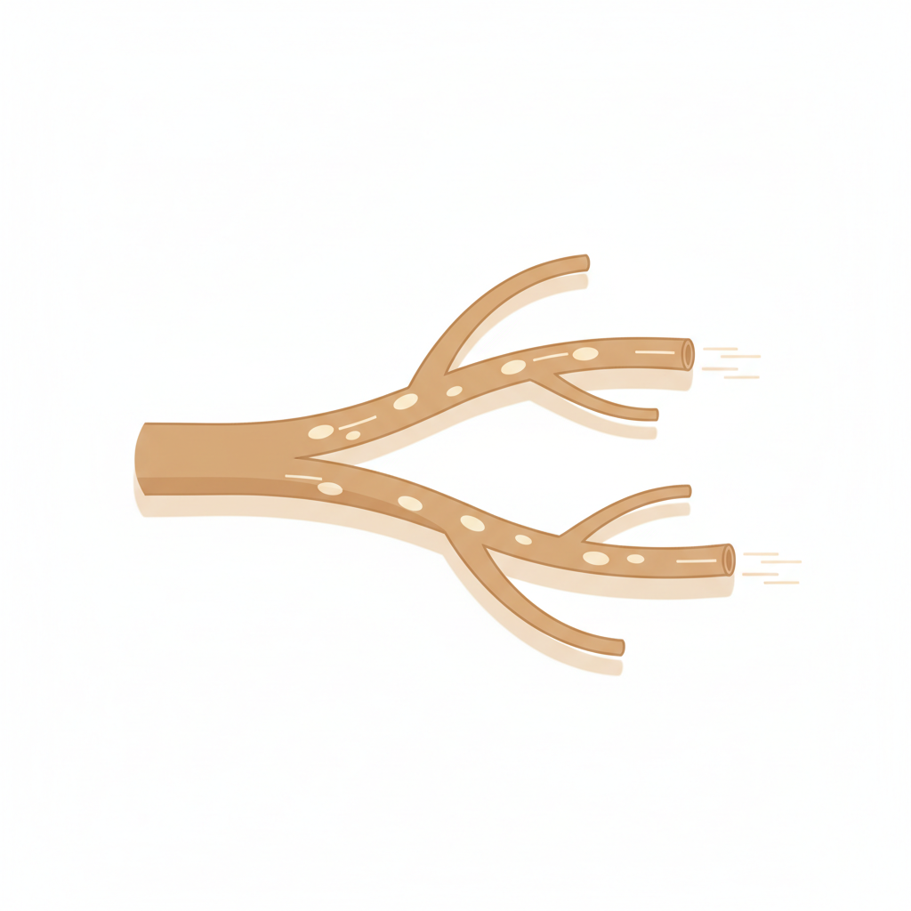 口周りに発生した赤く炎症を起こしたニキビ、皮脂腺の詰まりとアクネ菌