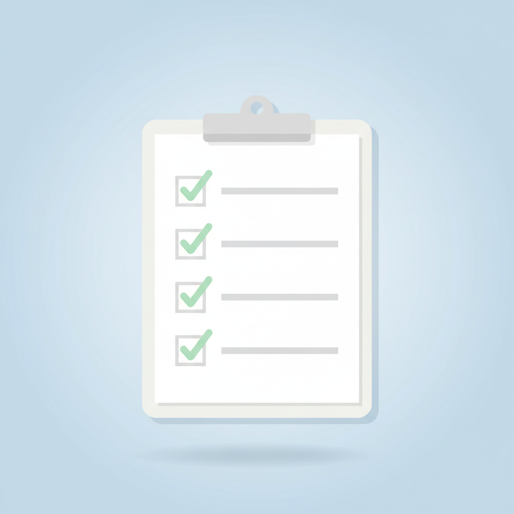 多院経営におけるマーケティング戦略の要点をまとめたチェックリスト