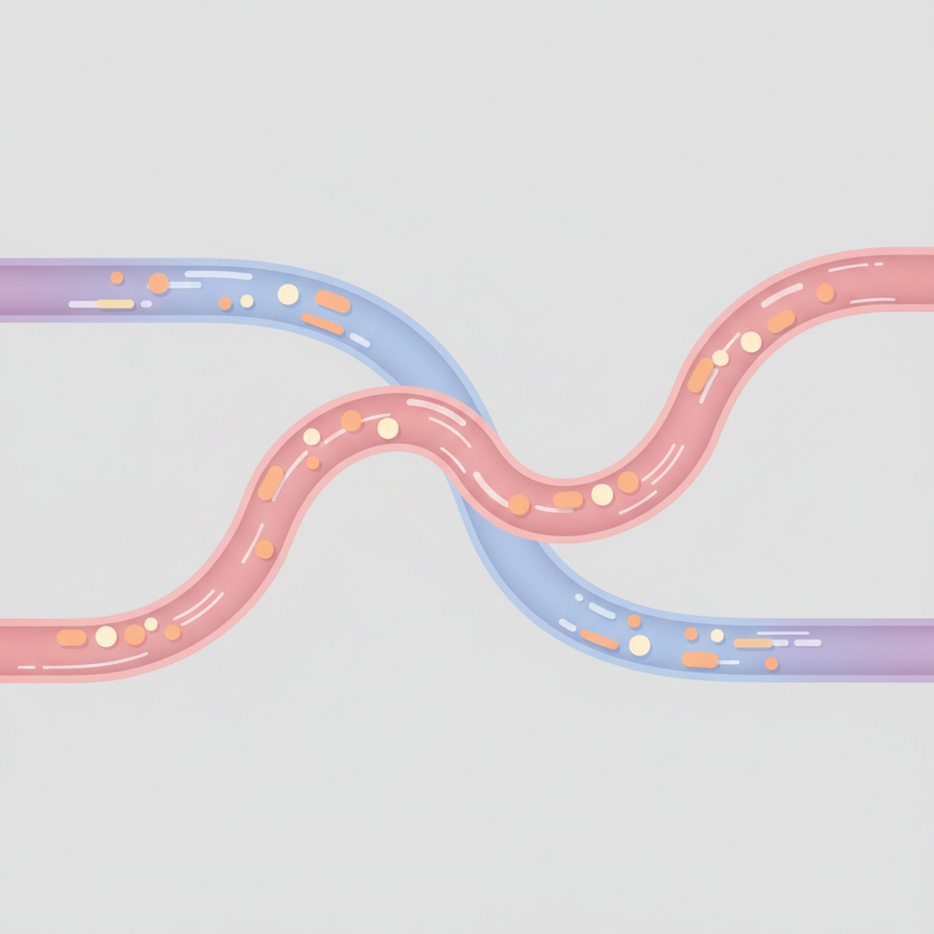 ほうれい線にヒアルロン酸を注入し、溝が持ち上がり目立たなくなる様子