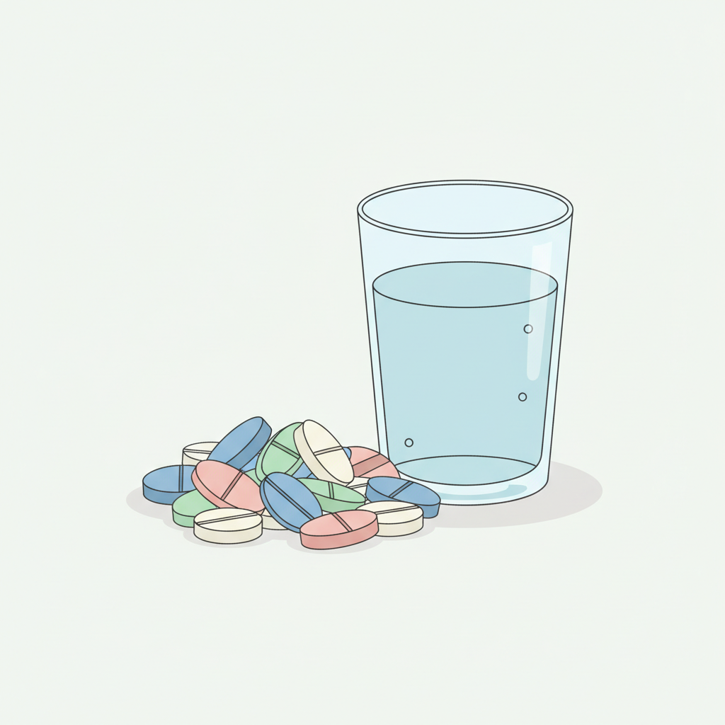 スマートフォンで花粉症薬をオンライン診療で処方してもらう様子