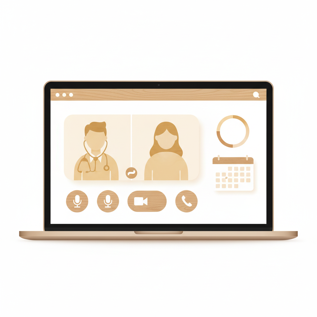 オンラインダイエットの診察から薬の処方、自宅への配送までの流れを示す図