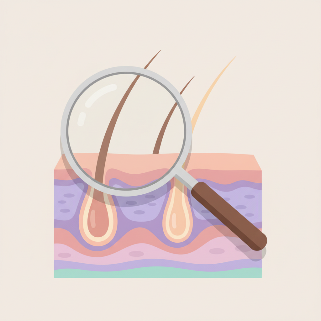 オンライン診療で薄毛治療を受ける女性がPC越しに医師と話す様子