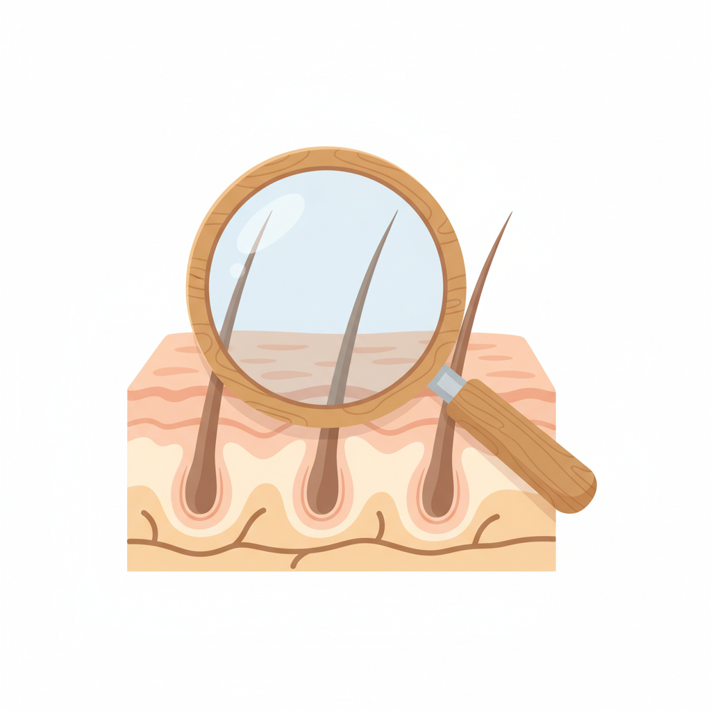 オンラインFAGA治療の注意点を医師が説明する場面、副作用の相談