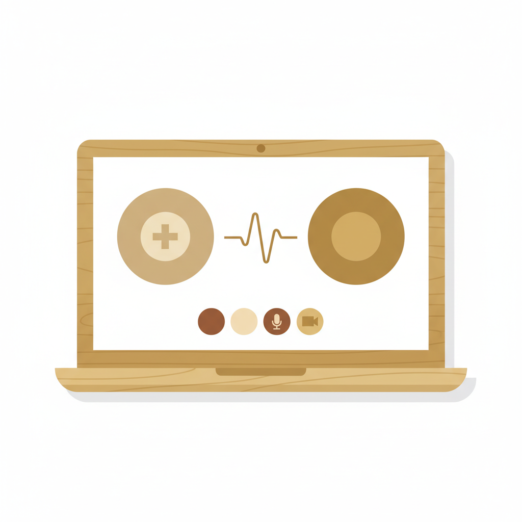 オンライン診療と対面診療のメリット・デメリットを比較する図