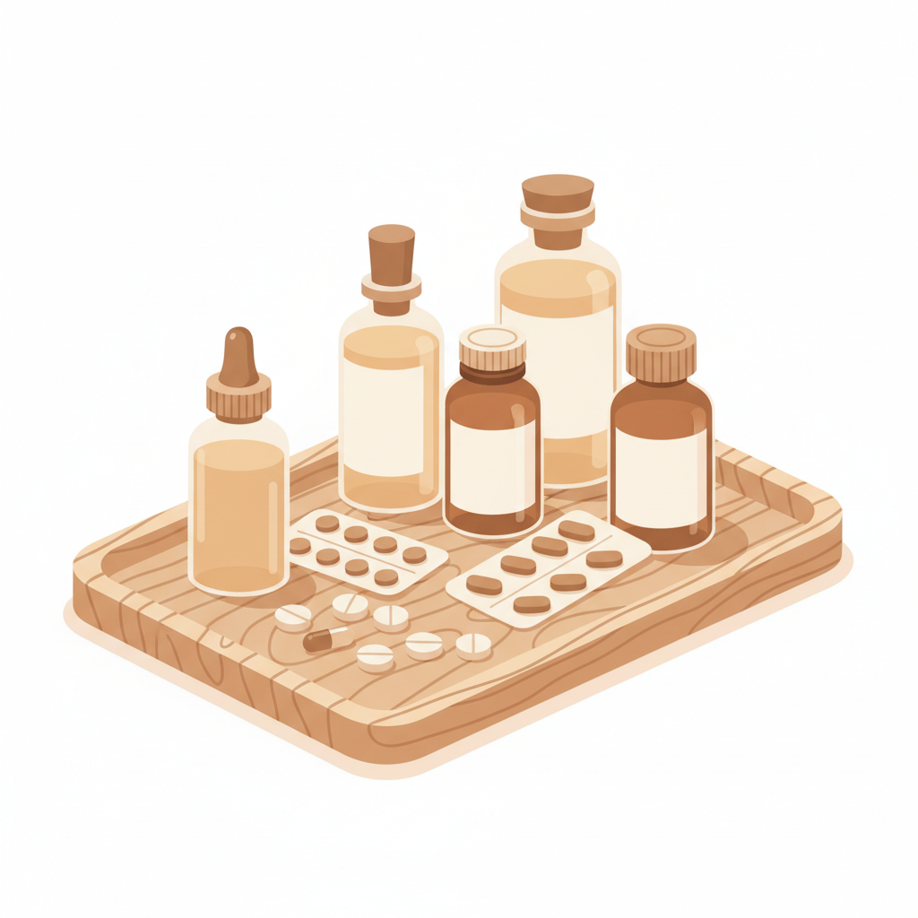 皮膚疾患に対して黄連解毒湯と他の漢方薬の使い分けを比較した表