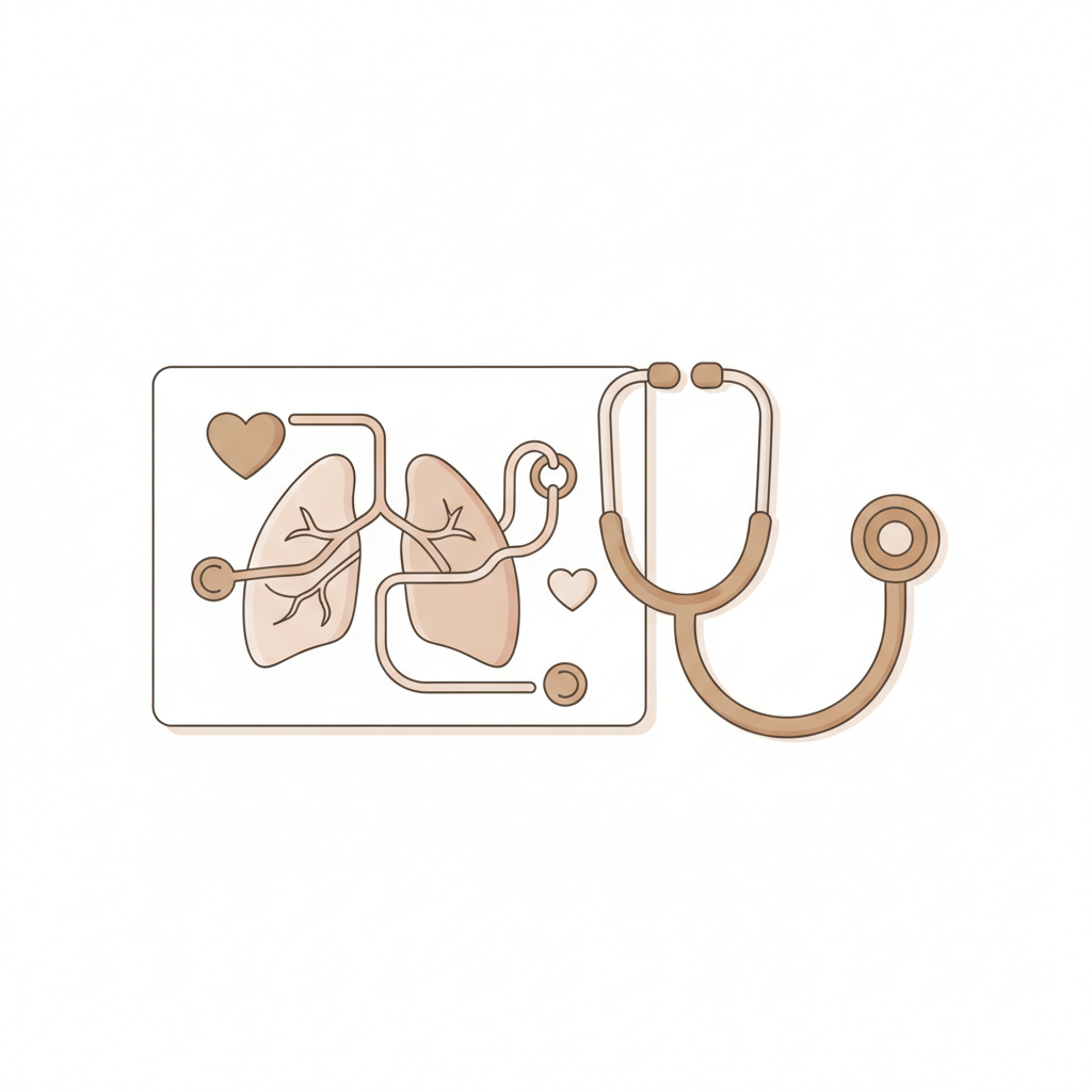 PCOSニキビ診断のための超音波検査と血液検査の様子