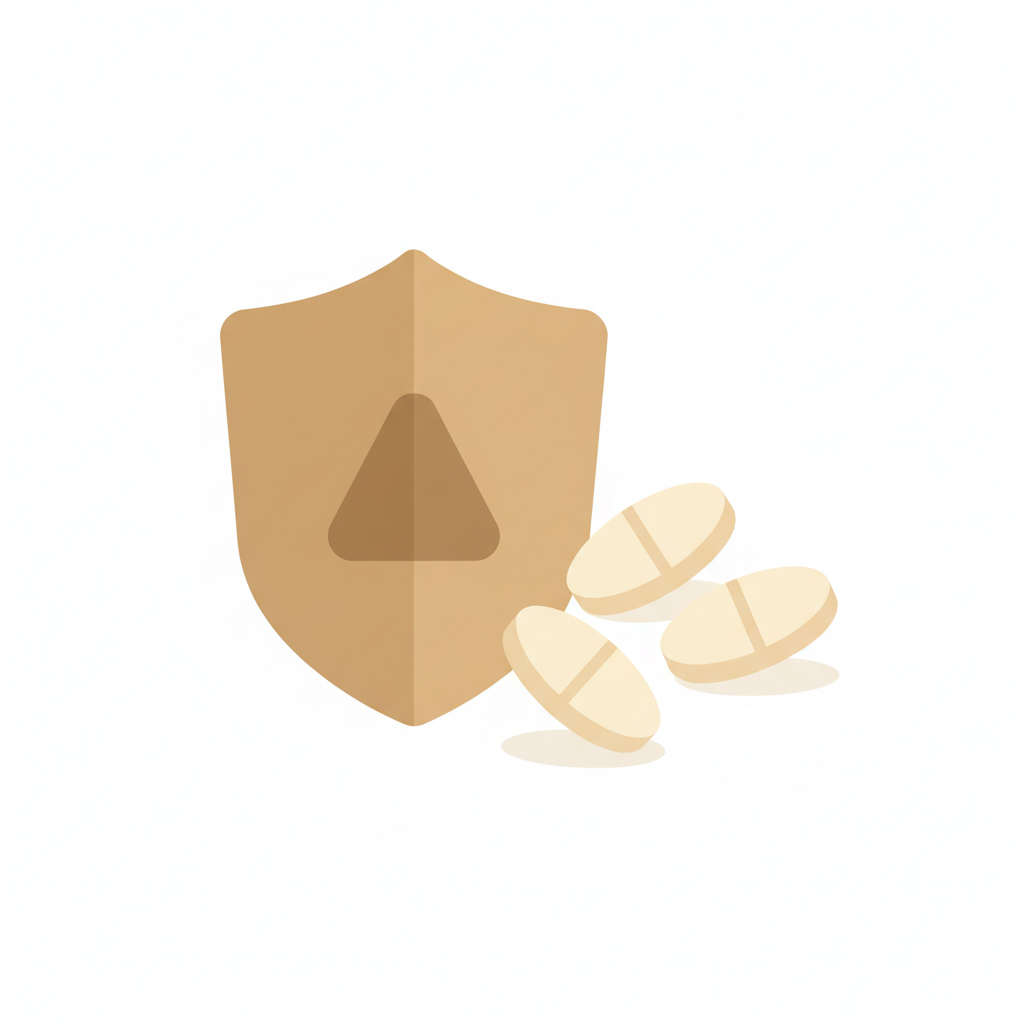 ニキビ跡が残らないよう、肌に触れないように注意する女性の手元