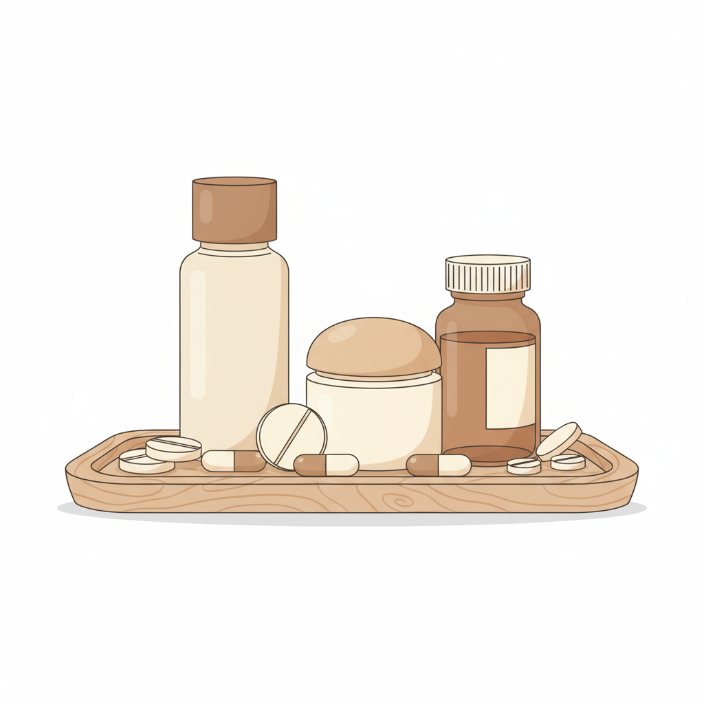 芍薬甘草湯の効能や成分が記された医薬品パッケージ、こむら返り緩和に期待