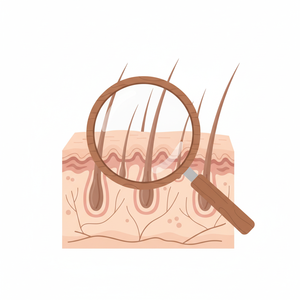 渋谷の街並みを背景にAGA治療クリニックの看板が並ぶ様子