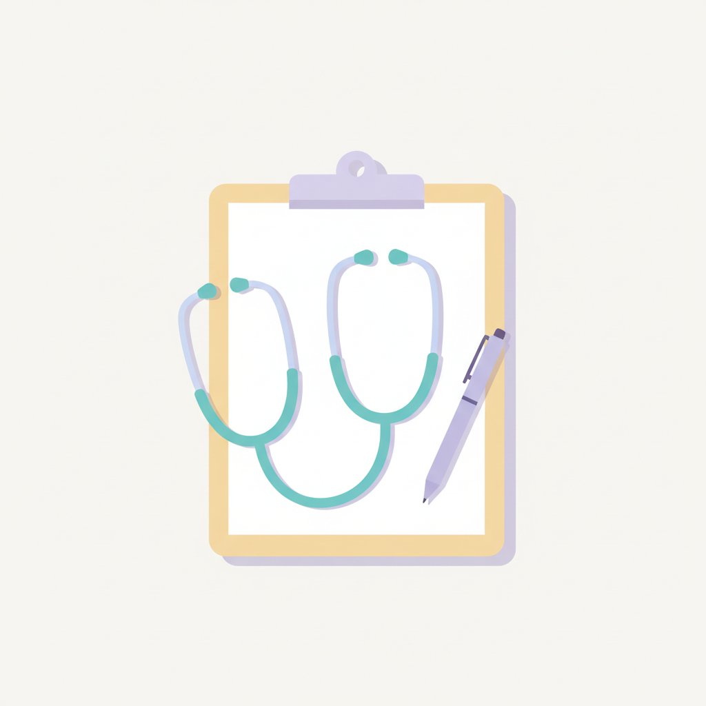 シミ治療のカウンセリングで確認すべき重要事項をメモする女性の手元