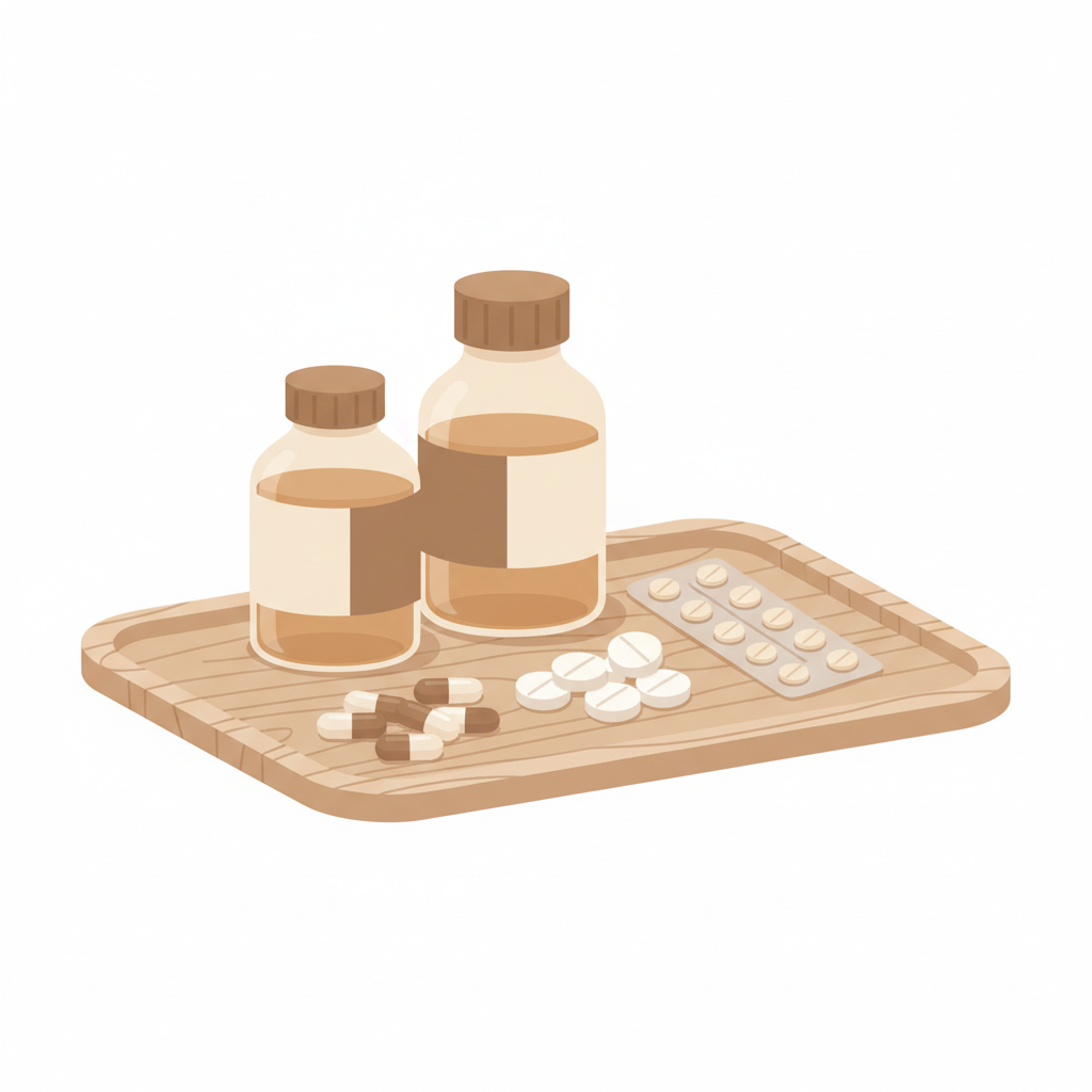 渋谷のクリニックで日光皮膚炎の治療薬を処方する医師の手元