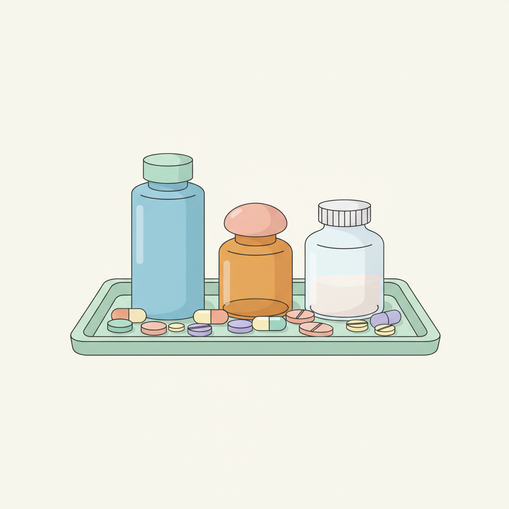 甲状腺ホルモン薬の錠剤とカプセル、機能改善を促す治療薬の選択肢