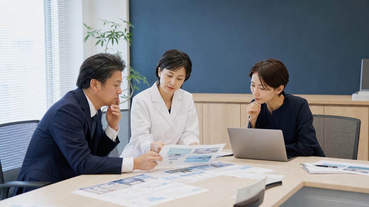 医療広告の公開前に表現と根拠を確認するマーケティング会議