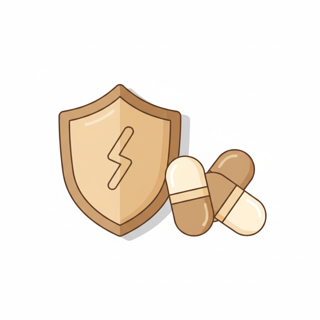 ツムラ71四物湯のエキス顆粒剤が手のひらに乗せられ、コップの水と共に服用される様子。用法用量の注意点。