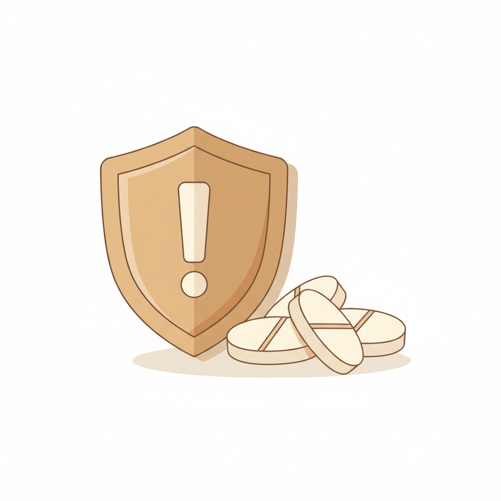 薬の服用方法を示す手のひらに乗せられたツムラ125の錠剤と水