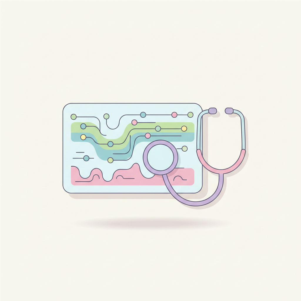 泌尿器科医が患者の症状を聞き取り、適切な検査方法を検討する様子