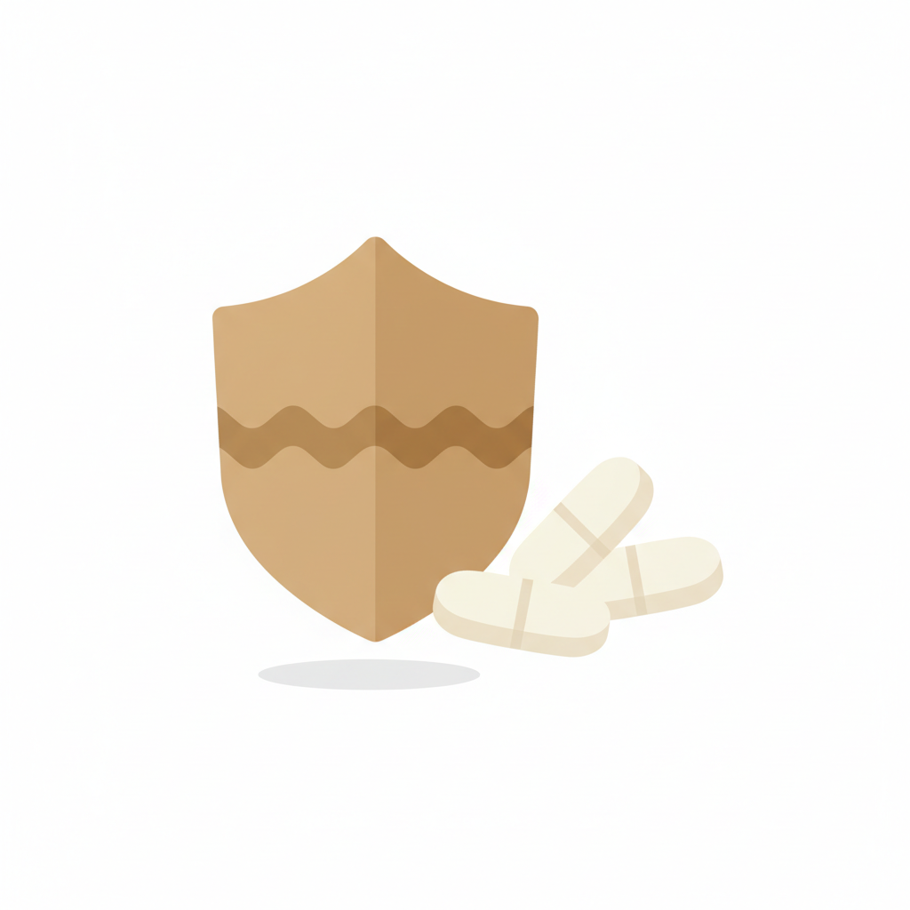 ビタミンCサプリメントの瓶と、摂取量を計るためのスプーン