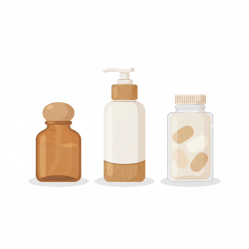 白ニキビと黒ニキビの構造と外見の違いを視覚的に比較した図解