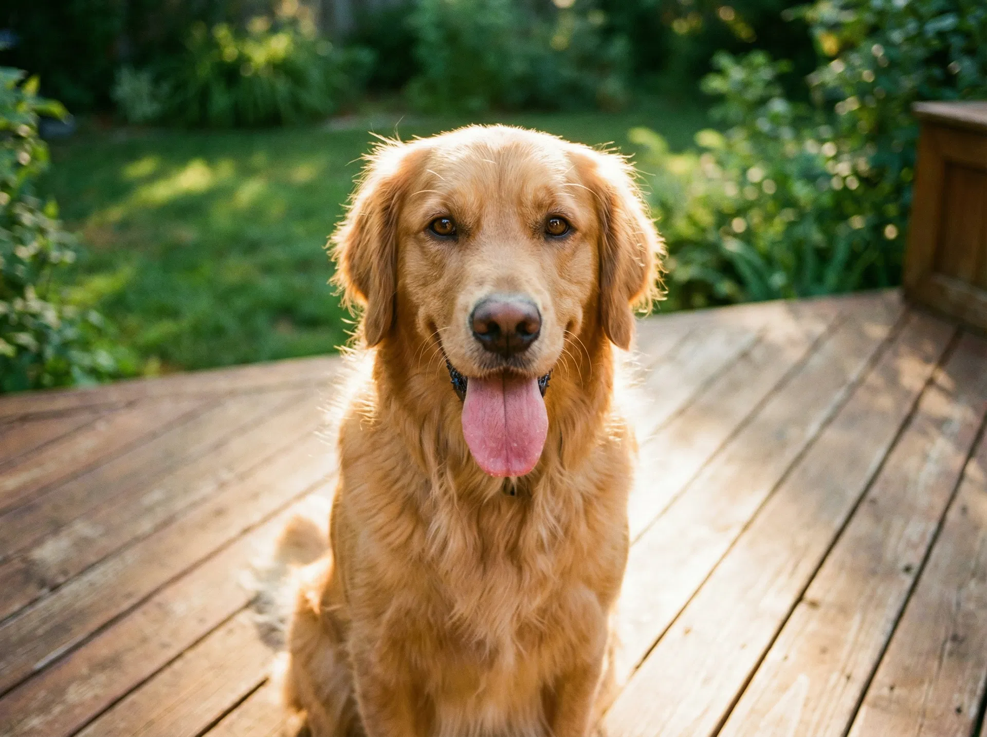 Sunday morning with Biscuit on the deck ☀️ He insisted on sitting in the exact patch of sunlight for a full 20 minutes before I could convince him to come inside for breakfast. I think he's part solar panel. #GoldenRetriever #SundayMorning #DogLife #PetsClik