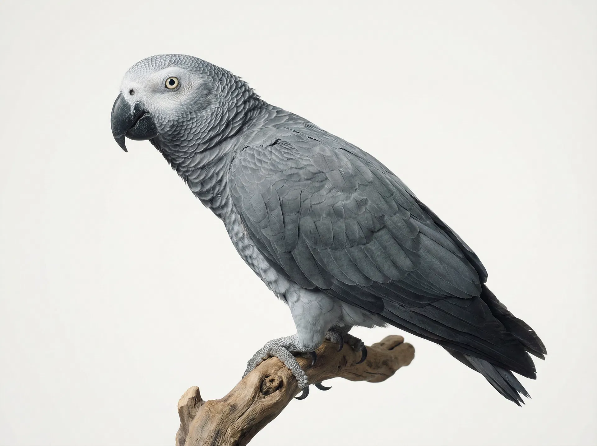 Cosmo's portrait session today. He sat perfectly still for exactly 4 minutes and then started narrating the photoshoot in a voice that sounds suspiciously like mine. 'Very nice. Yes. Good bird. Very good bird.' He's not wrong. #AfricanGrey #ParrotLife #BirdsOfPetsClik #CosmoTheCritic