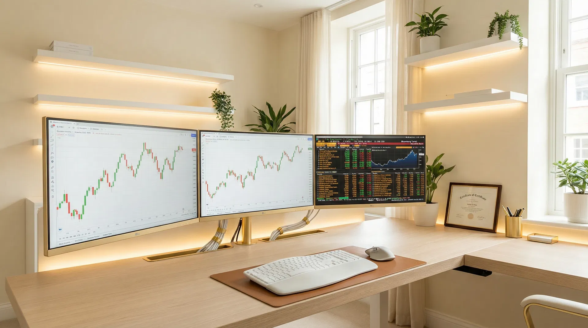 Professional trading environment