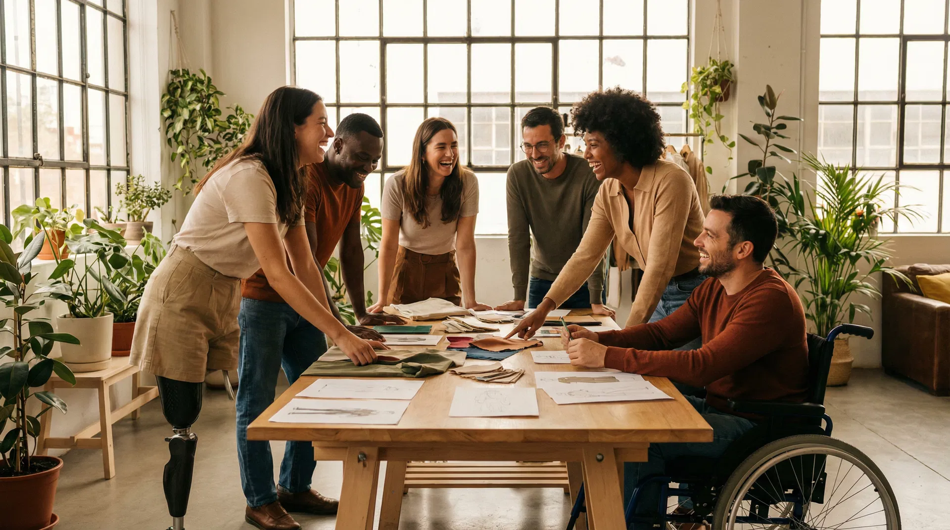 Equipa Unlimbited a trabalhar em designs adaptativos