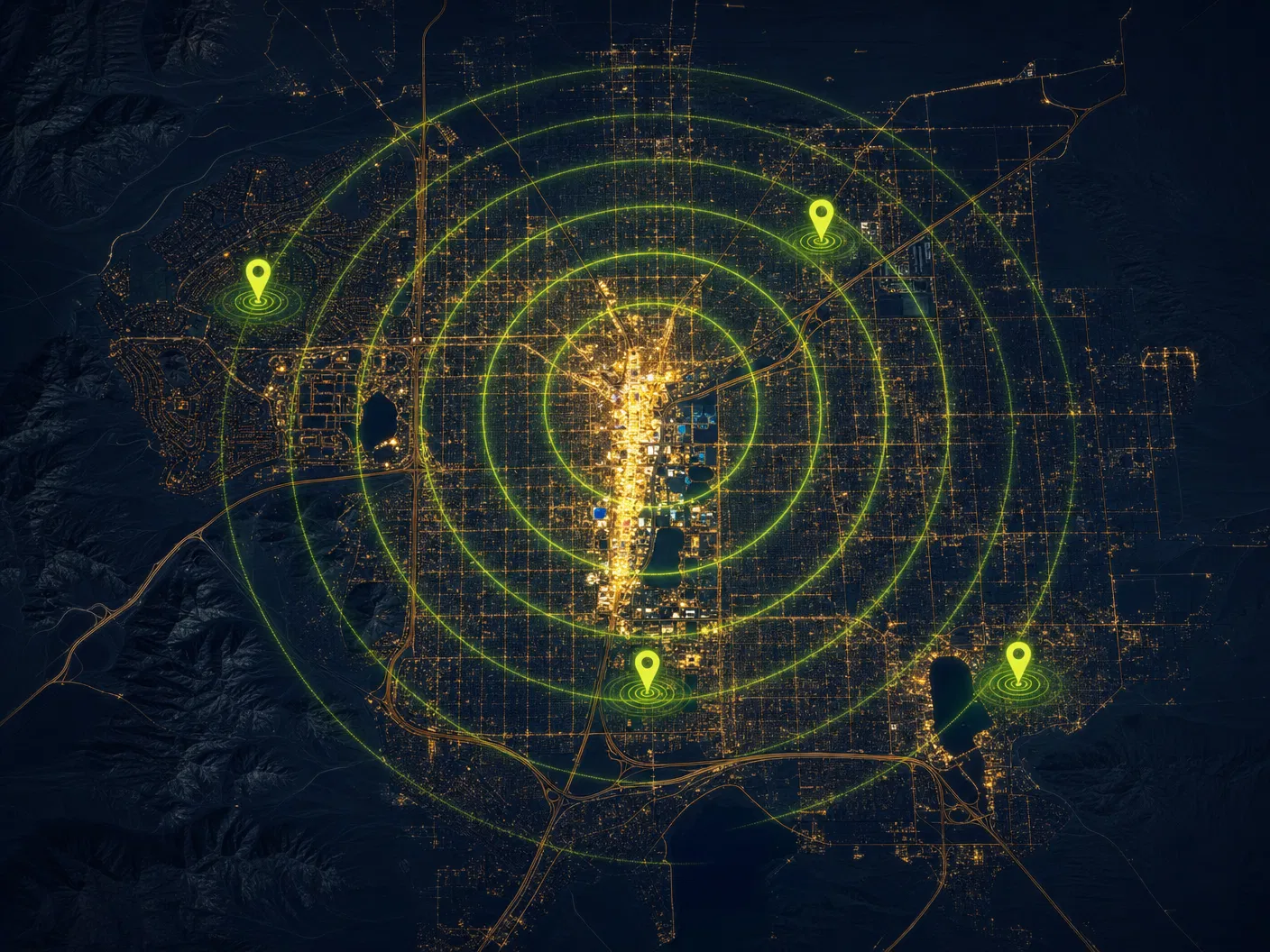 Las Vegas SEO Coverage Map
