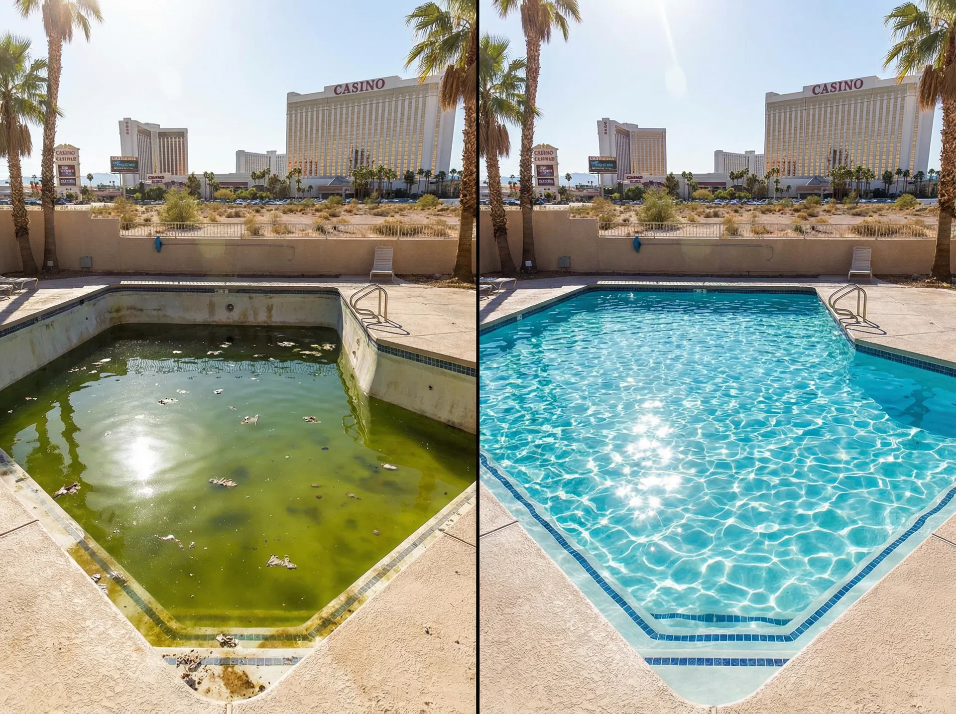Green Pool Cleanup in Las Vegas, NV