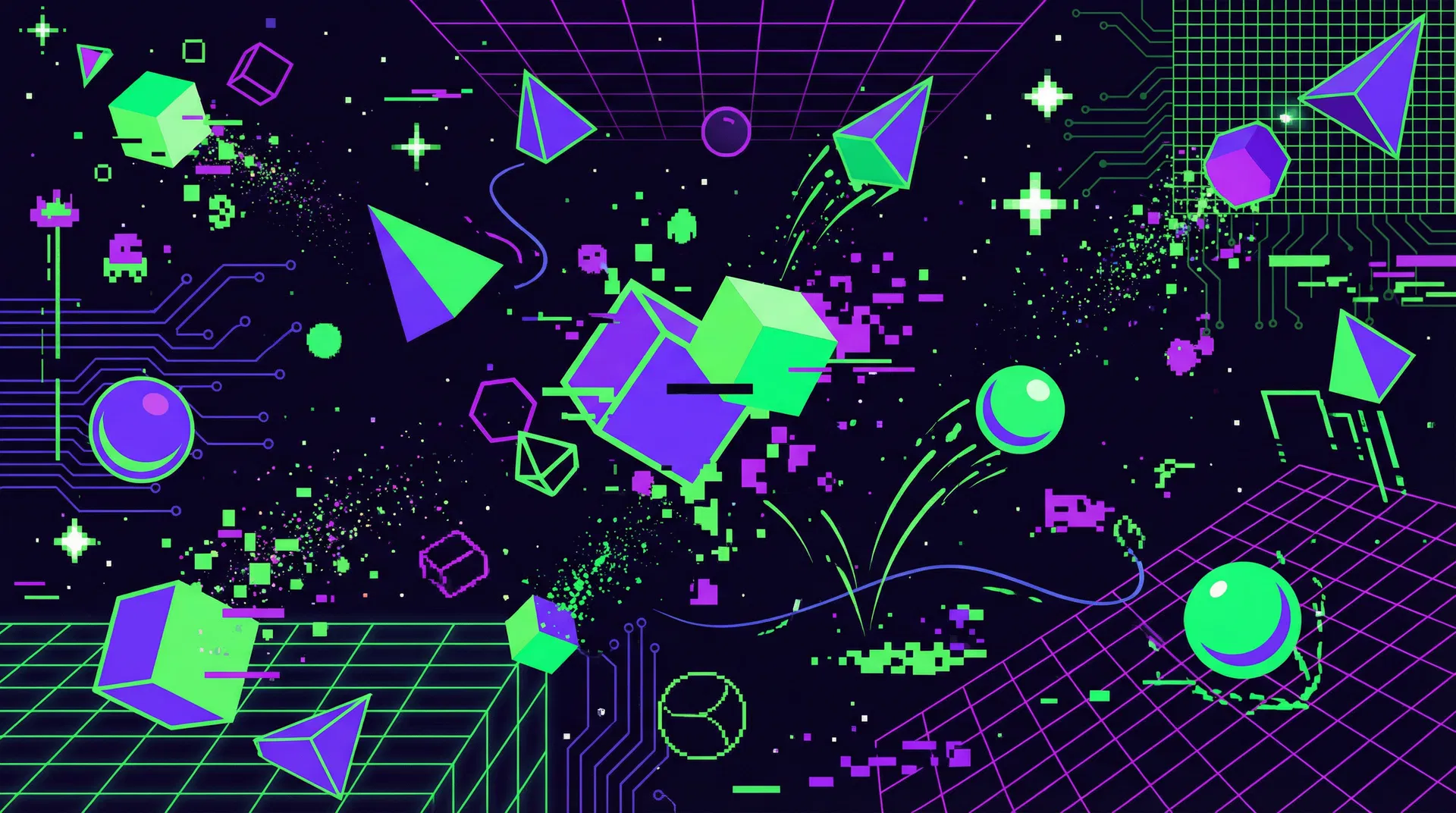 Teen in a cosy room surrounded by interactive activities